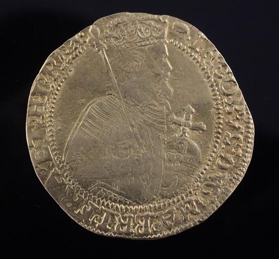 A James I gold Unite, circa 1715/6,